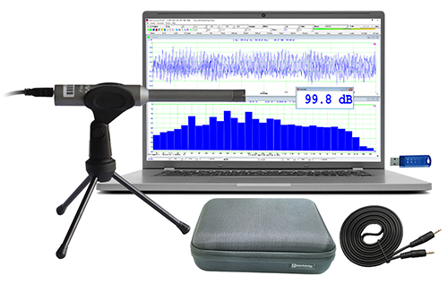 VT RTA-168C, a PC based USB Real Time Anayzer, Sound Level Meter, Distortion Analyzer, Acoustic Analyzer